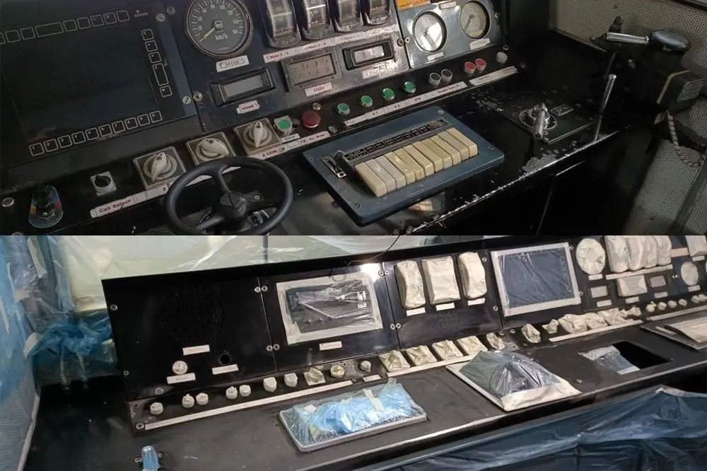 نوسازی کابین راهبری لکوموتیوهای خط ۵ مترو تهران