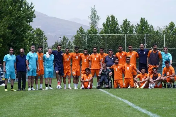 تمرین ملی پوشان فوتبال زیر نظر قلعهنویی