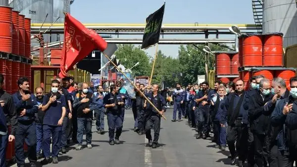 برگزاری مراسم عزاداری سید و سالار شهیدان در پالایشگاه نفت پارس