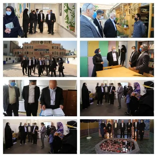 بازدید ۴ ساعته رئیس کمیسیون فرهنگی و اجتماعی شورای شهر تهران از پروژه های اجتماعی منطقه ۱۵