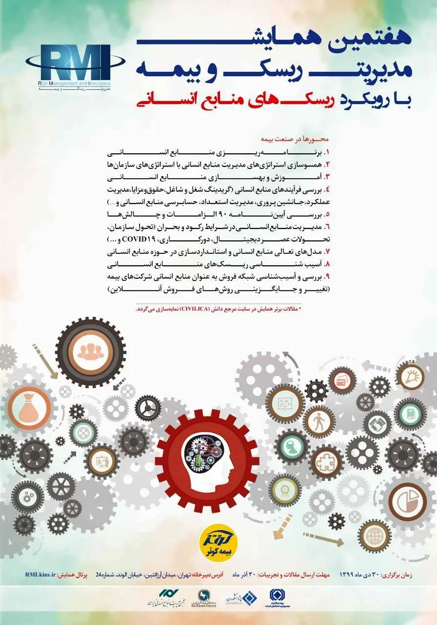 زمان و چگونگی برگزاری همایش ملی مدیریت ریسک و بیمه 

