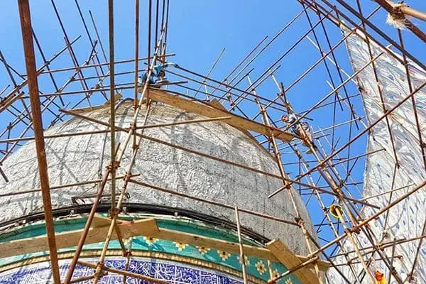 تلاش برای تکمیل پروژه مرمت مسجد شیخ فضل الله تا اوایل دی ماه امسال

