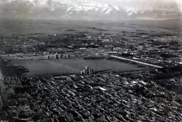 عکس هوایی از تهران در زمان قاجار +عکس