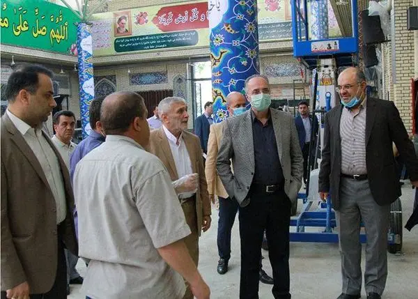  بازدید معاون فنی و عمرانی شهرداری تهران از مسجد تاریخی ارک

