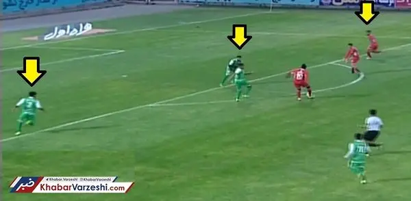 گل دوم پرسپولیس صحیح بود + عکس