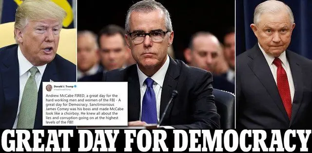 
اخراج معاون رئیس پلیس فدرال آمریکا
