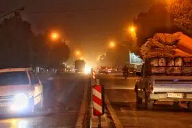 باد شدید و گرد و خاک در نقاط مختلف کشور

