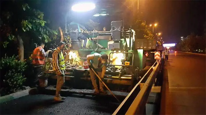 بهسازی خطوط اتوبوس های تندرو شهر تهران با استفاده از آسفالت پلیمری

