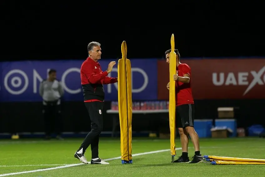 گزارش تصویری از تمرینات تیم ملی در ابوظبی