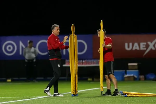 گزارش تصویری از تمرینات تیم ملی در ابوظبی