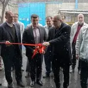 افتتاح طرح افزایش تولید تایرهای تیوبلس ایران یاسا در هوای برفی پایتخت