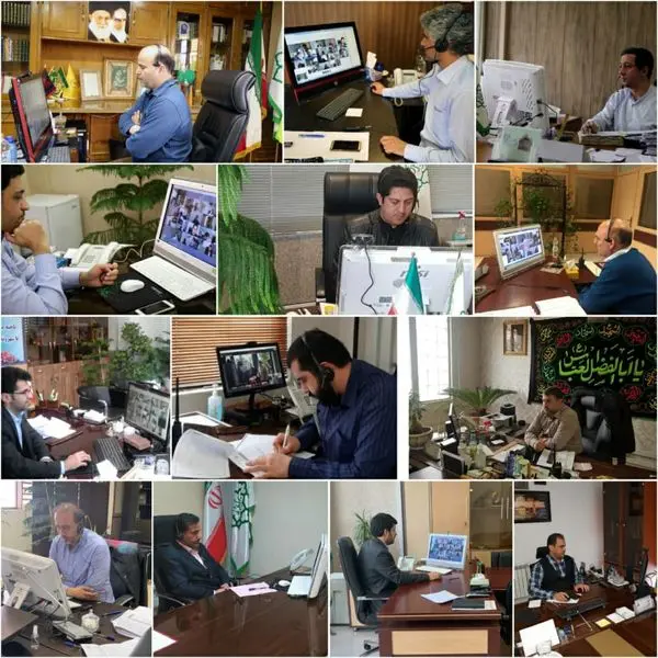 نشست شورای مدیران شهری قلب پایتخت به صورت ویدئو کنفرانس