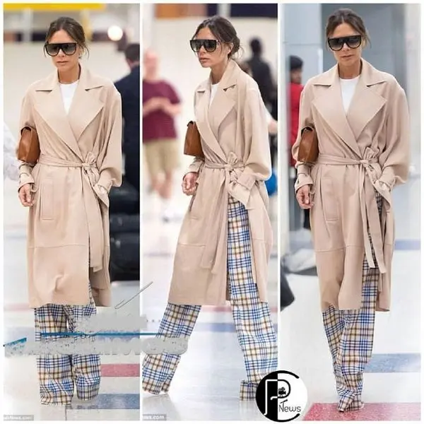 پیژامه پوشیدن عجیب همسر دیوید بکهام! +عکس