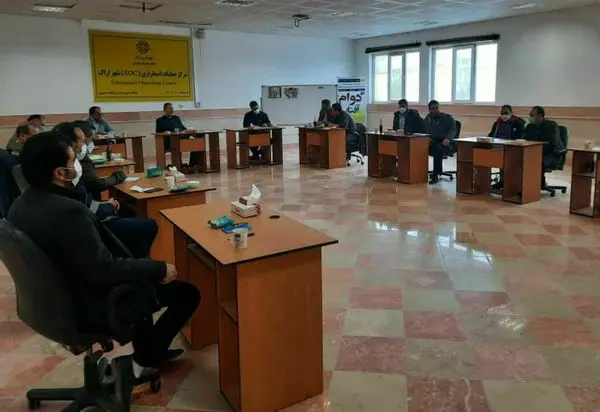 ساماندهی و توزیع تجهیزات و ماشین آلات ستاد زمستانه جهت مقابله و مواجهه مطلوب با فصل سرما و نزولات آسمانی