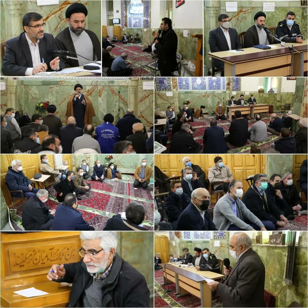 دیدار مردمی عضو شورای شهر تهران و شهردار منطقه۶ با اهالی محله یوسف آباد