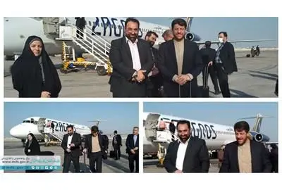 معاون وزیر تعاون، کار و رفاه اجتماعی وارد خوزستان شد


