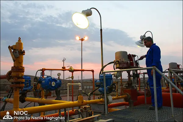 عملکرد موفق شرکت نفت و گاز شرق و منطقه سراجه قم در تولید و ذخیرهسازی گاز