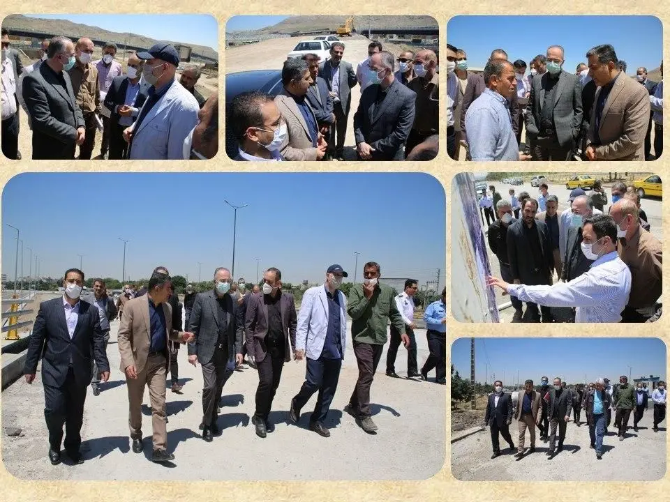 بازدید مهندس صبوری معاون فنی و عمرانی شهرداری تهران از پروژه بزرگراهی شهید نجفی رستگار

