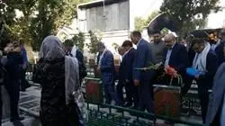  مراسم غبار روبی بسیجیان شهرداری منطقه یک برگزار شد
