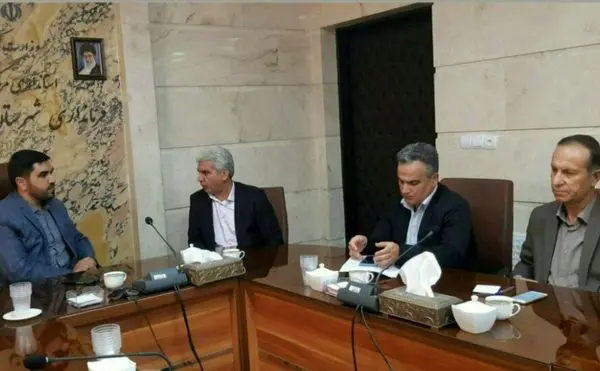 دیدار مدیرعامل شرکت آب و فاضلاب استان مرکزی با سرپرست فرمانداری شهرستان محلات