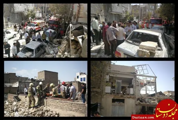 انفجار شدید در یک خانه مسکونی در منطقه تهرانپارس +تصاویر