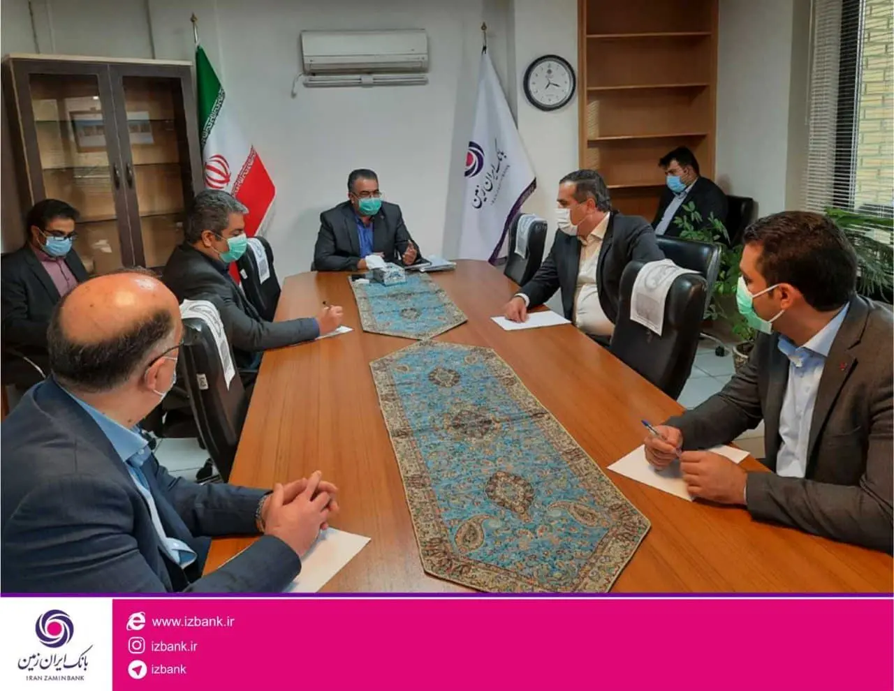 روحیه تعامل و تلاش همراه با انگیزه شاخصه سازمان جوان بانک ایران زمین است