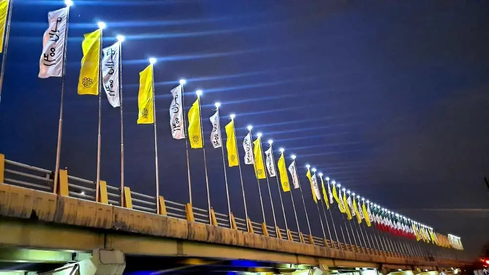 آغاز طرح نورپردازی پل های سواره رو  در منطقه2

