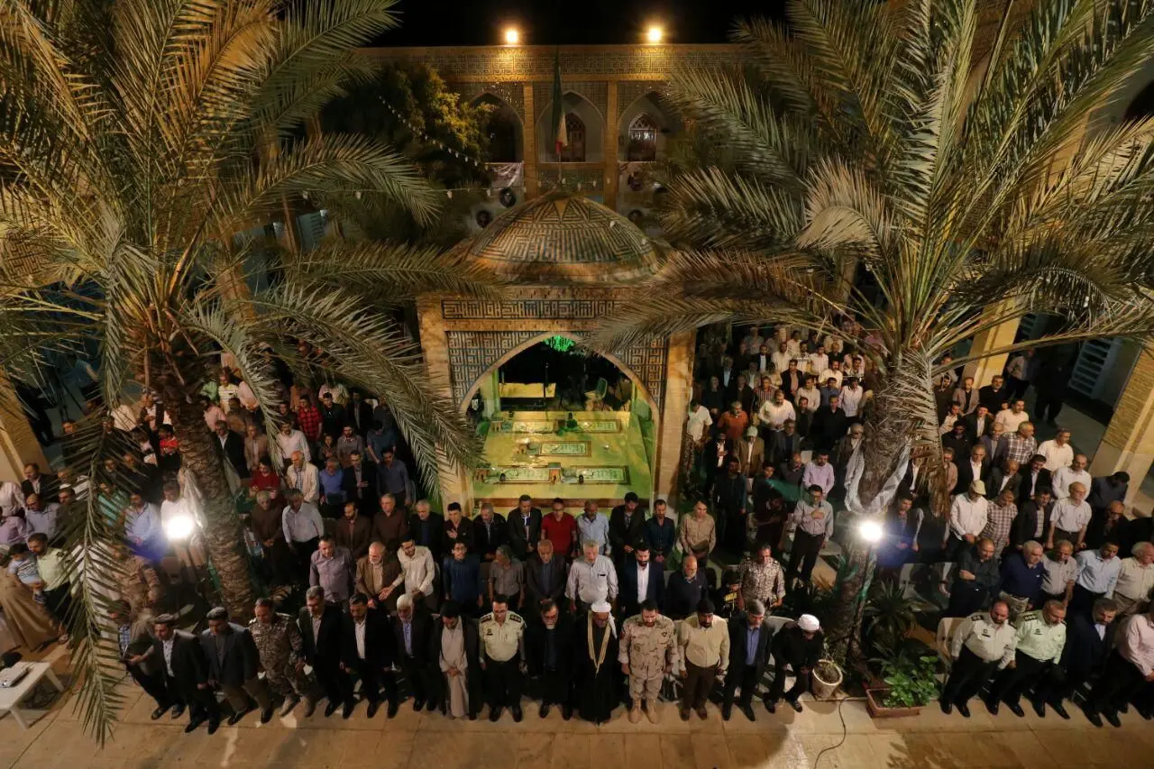 مراسم گرامیداشت شهدای گمنام کیش برگزار شد