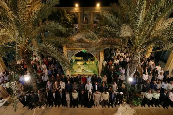 مراسم گرامیداشت شهدای گمنام کیش برگزار شد