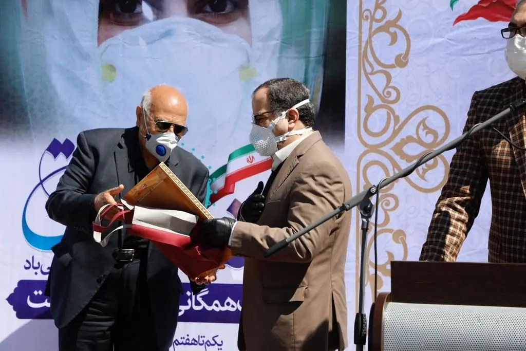 تقدیر و تشکر از مدافعان سلامت در بیمارستان بوعلی  منطقه 13

