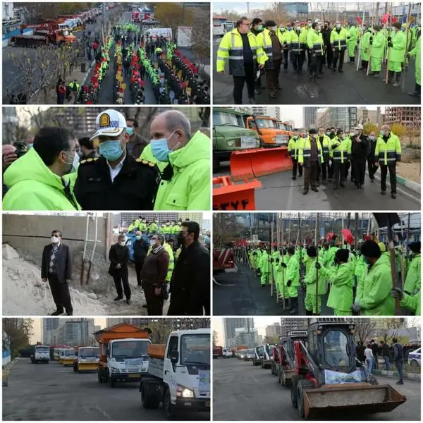 نقاط برف گیر و حساس با دوربین های ترافیکی رصد می شود
