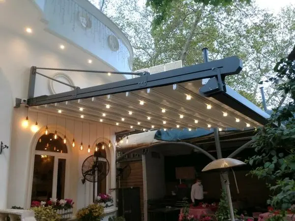 انواع سقف متحرک، نوآوری در معماری و فضای باز در خانه شما