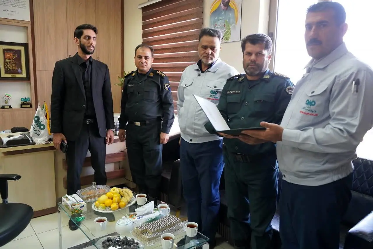 حراست فولاد سنگان، به عنوان حراست برتر شناخته شد
