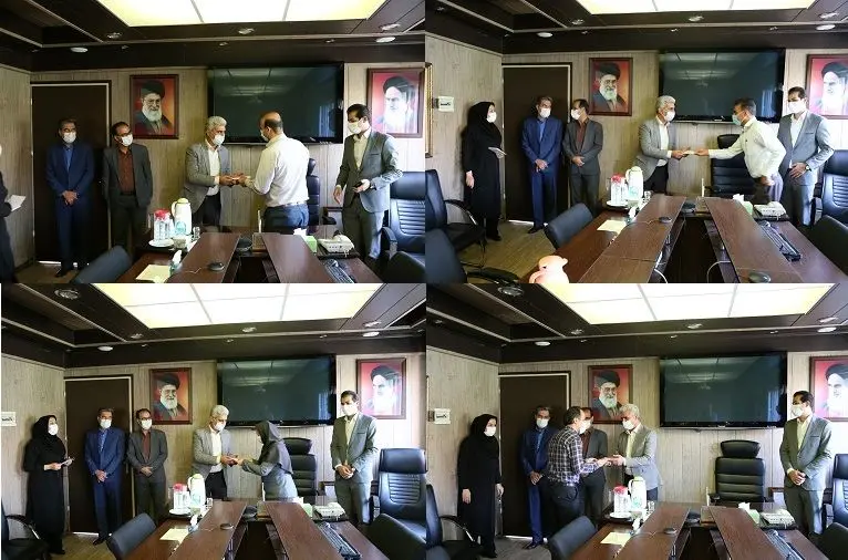 تجلیل از همکاران شرکت آب وفاضلاب استان مرکزی که در سال 1399 دارای فرزندشده اند
