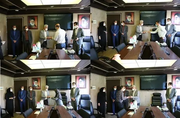 تجلیل از همکاران شرکت آب وفاضلاب استان مرکزی که در سال 1399 دارای فرزندشده اند
