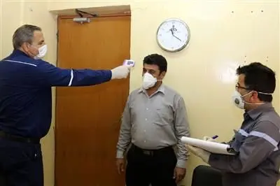 مداومت در طرح غربالگری سلامت کارکنان شرکت نفت و گاز مسجدسلیمان

