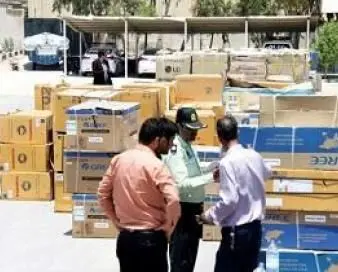 کشف محموله لوازم خانگی قاچاق در قم

