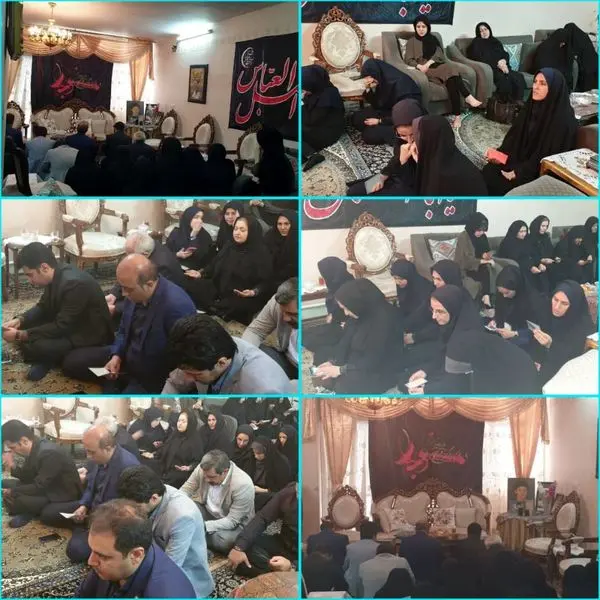 اجرای طرح چهل روضه در چهل بیت معظم شهید فیروزی در ناحیه یک منطقه شش