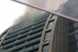 برج‌ ترامپ در باکو آتش گرفت +عکس
