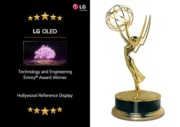 تلویزیون OLED الجی برنده جایزه ویژه در 72 امین مراسم سالیانه تکنولوژی و مهندسی EMMY AWARDS