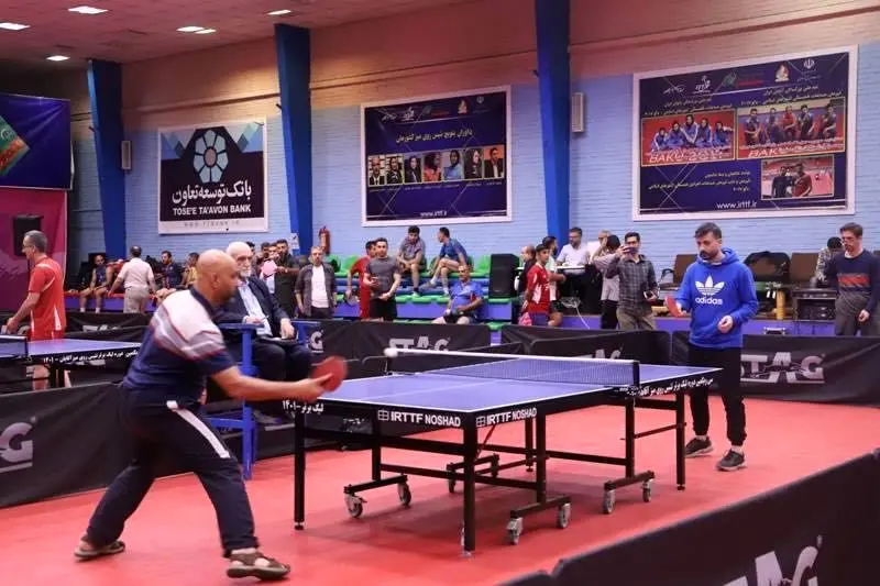 مسابقات "تنیس روی میز کارکنان  شهرداری تهران" در مجموعه ورزشی انقلاب 

