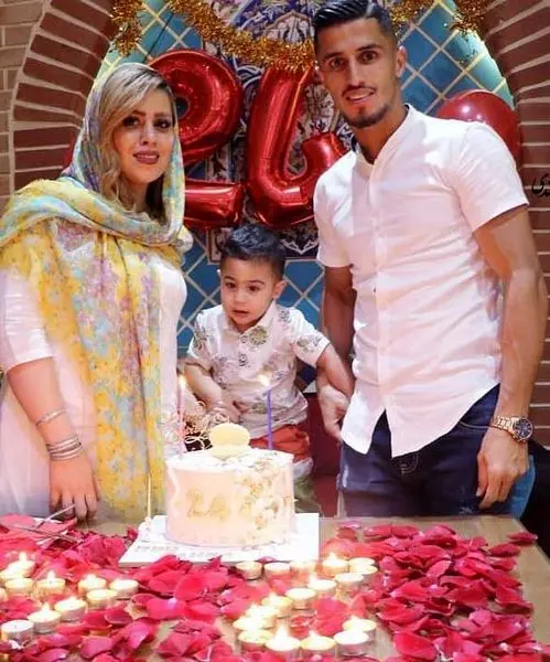 ستاره گلزن پرسپولیس در دسته عزاداران +عکس