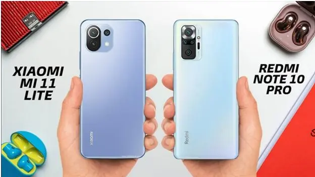 مقایسه دو گوشی شیائومی ردمی نوت 10 پرو و mi 11 lite
