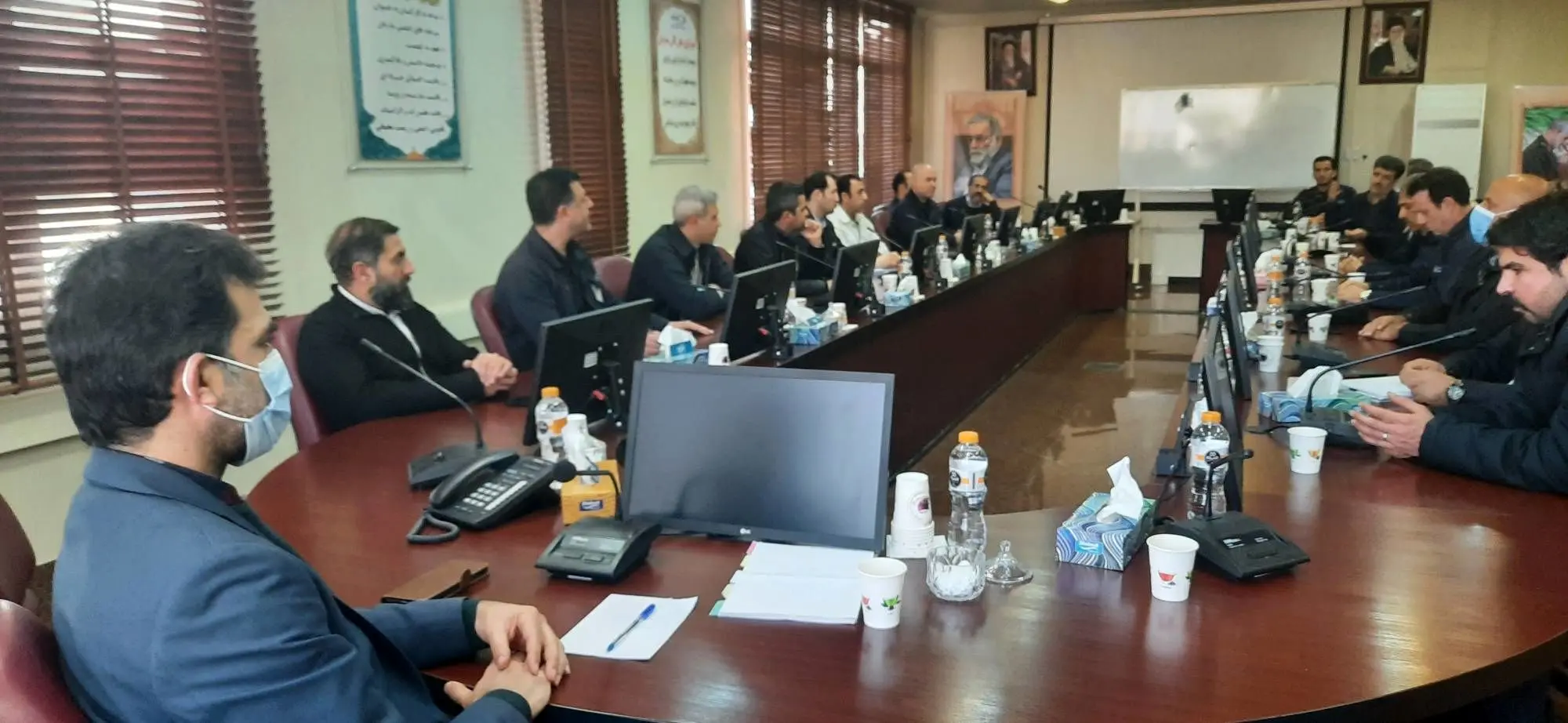 دیدار صمیمانه مدیر عامل شرکت نفت ایرانول با روسای پالایشگاه روغن سازی تهران

