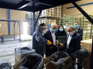 بازدید معاونت اعتبارات و راهبری شعب بانک صنعت و معدن از واحد های تولیدی استان سمنان
