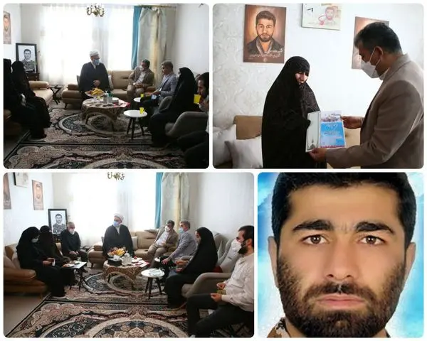 دیدار شهردار منطقه ۱۵ با مادر شهید سرلک