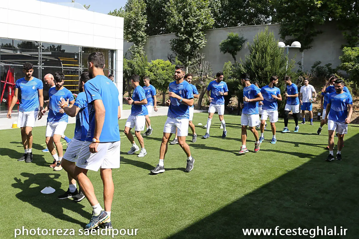 گزارش تصویری تمرین استقلال