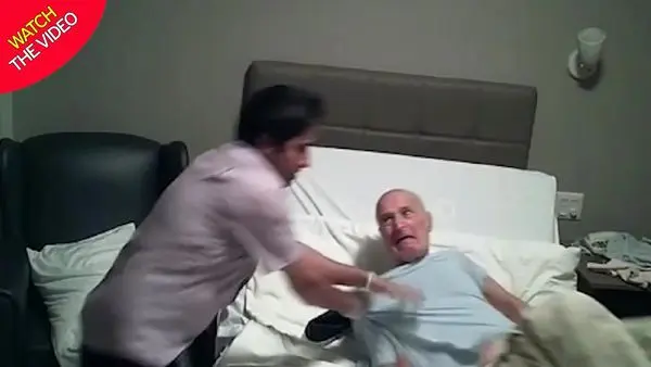 عمل غیر انسانی پرستار با یک بیمار آلزایمری! + عکس