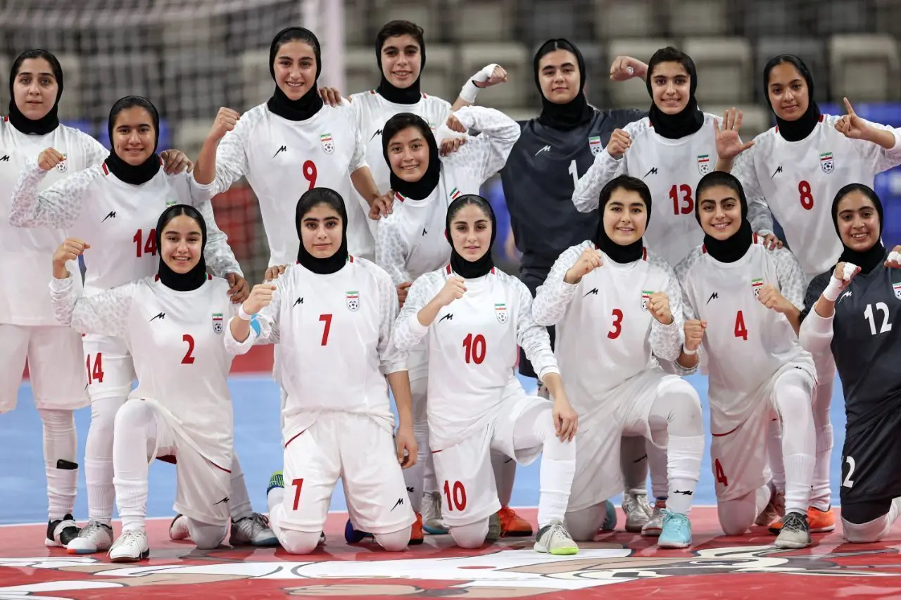صعود تیم ملی فوتسال دختران به فینال