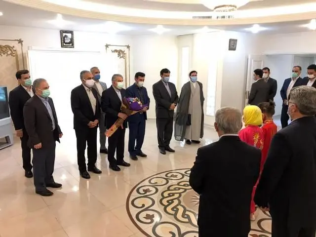 رئیس کمیته ملی المپیک و هیات همراه وارد اصفهان شدند